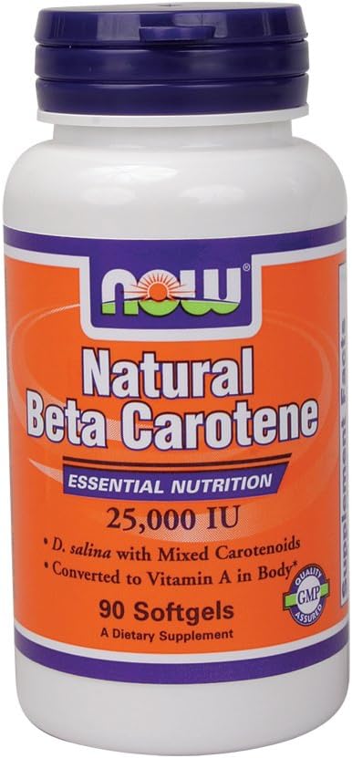 Now Foods Beta Carotene (looduslik) - 90 Softgels 2 Pack