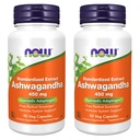 NOW Foods Ashwagandha ekstrakt 450mg, 90 VCaps (pakk 2)