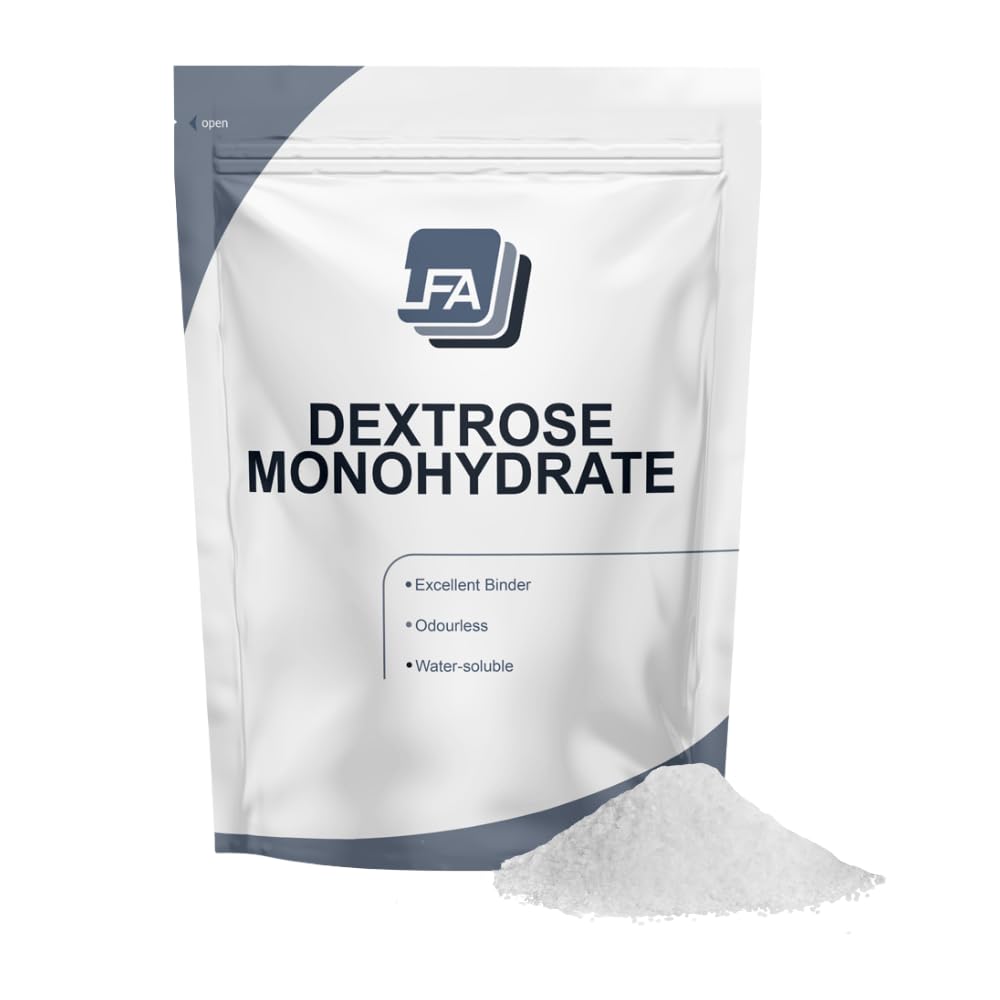 Dekstroosmonohüdraat Pulber - 1 kg (2, 2 naela) - toiduklassi magustaja - Post Workout Supplement Ingredient - Tablet Press Machine Abiaine Suhkur