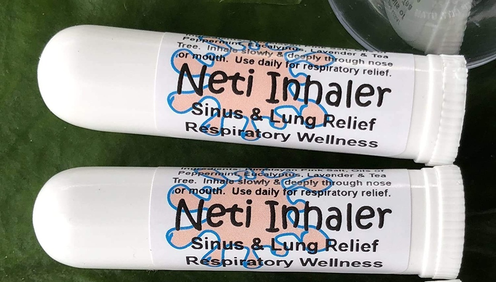 Urban Releaf NETI Soolaõhureljeefinhalaatorid! Kaks (2) Sinus & Lung, Himaalaja & Botaanika! Hingamisteede tervis. Aromateraapia ravimine. Energiat! Külmetus, astma, köha, bronhiit 100% looduslik