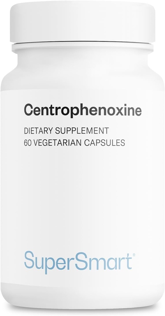 Supersmart - Centrofenoxine 500mg päevas (DMAE & pCPA) - Nootropics Supplement | Non-GMO & Gluteenivaba - 60 taimekapslit