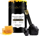 Shilajit Honey Sticks, 30 Sticks - puhas Himaalaja vaik, orgaaniline mesi ja safran energia suurendamiseks, immuunsuse tugi ja vitaalsus, SHILAJIT Honey Sticks meestele ja naistele
