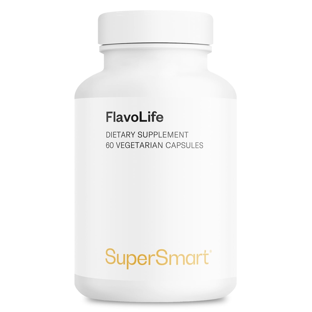 Supersmart FlavoLife (Flavonoid Complex Supplement) - with Luteolin, Myricetin, Fisetin, Rutin, Quercetin, EGCG, Apigenin, Hesperidin | Non-GMO & Gluten Free - 60 Vegetarian Capsules