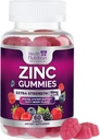 Tsink Toidulisandid 50mg Gummies - Max Tugevus Naha Tervis & Immuunsüsteemi Toetus Gummy, Vegan, Non-GMO & Gluteenivaba - Parim tsink Toidulisa Antioksüdant & Luude Tervis Maitsev Marjamaitse - 60 Gummies