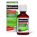 Robitussin Adult Maximum Streng Cough + Rindkere ummistus DM Max (4 fl. oz. Pudel), Köha supressant & Expectorant, Vaarikamaitse