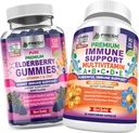 VÄRSKED TERVISHOID Elderberry Gummies ja Immune Multivitamiinid - Bundle