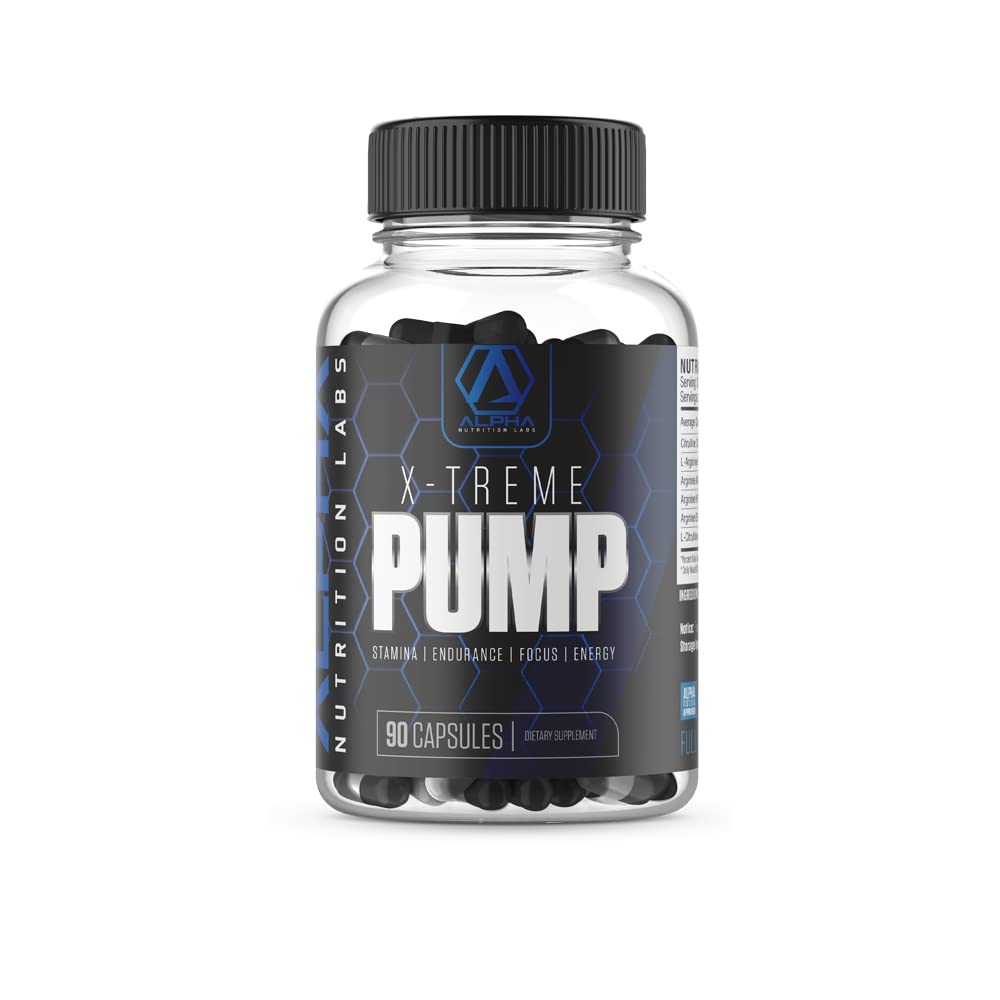 X-Treme Pump Vastupidavuse, Fookuse, Energia Toidulisandi, 90 Kapslit