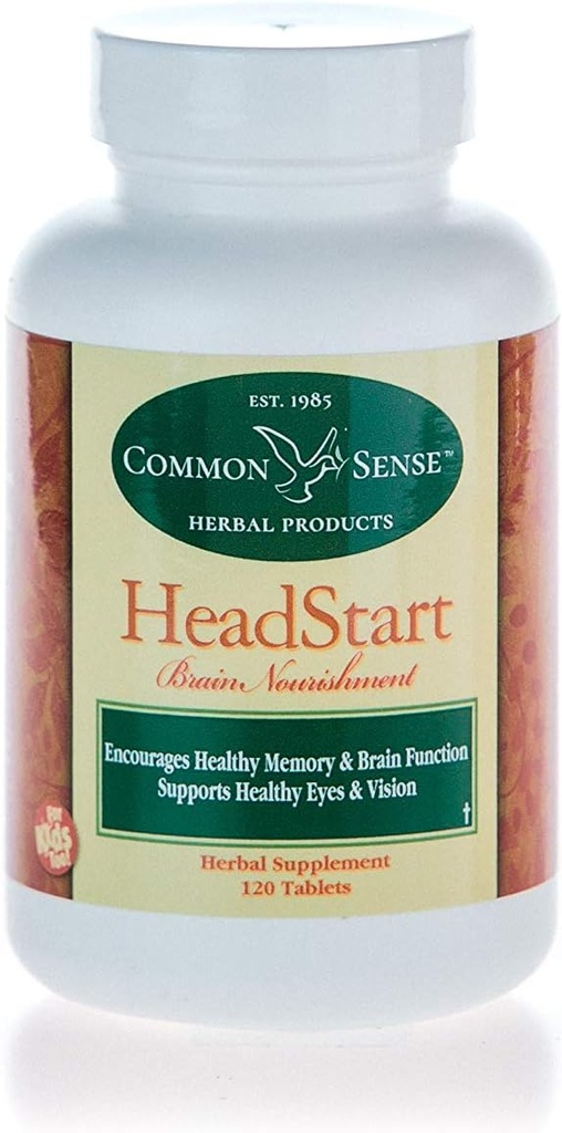 Common Sense Taimsed tooted HeadStart: Aju Toitumine (120 tabletti)