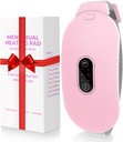Küttepadjad, Glyduny-periood Kramp Massager kaasaskantav juhtmeta küttepadi koos 6 Soojustaseme ja 6 massaažirežiimiga seljavalu leevendamiseks menstruaalkütte padi (Pink)