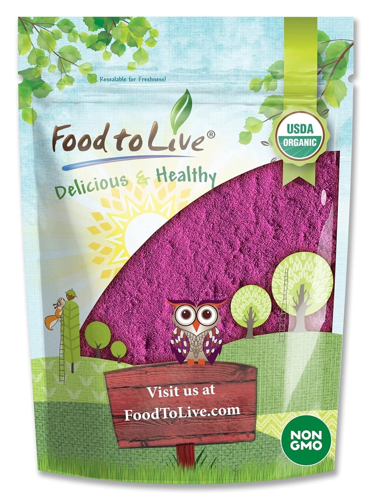 Toit elada orgaanilise musta sõstra mahla pulber, 8 Ounces - Non-GMO, toores, Kosher, Vegan Superfood, Bulk, rikas antioksüdante, suurepärane mahlad, joogid ja smuutid, sisaldab maltodekstriini