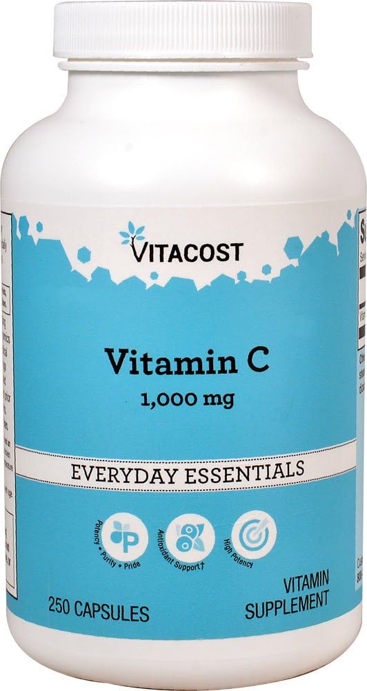 Vitacost C-vitamiin - 1000 mg - 250 kapslit