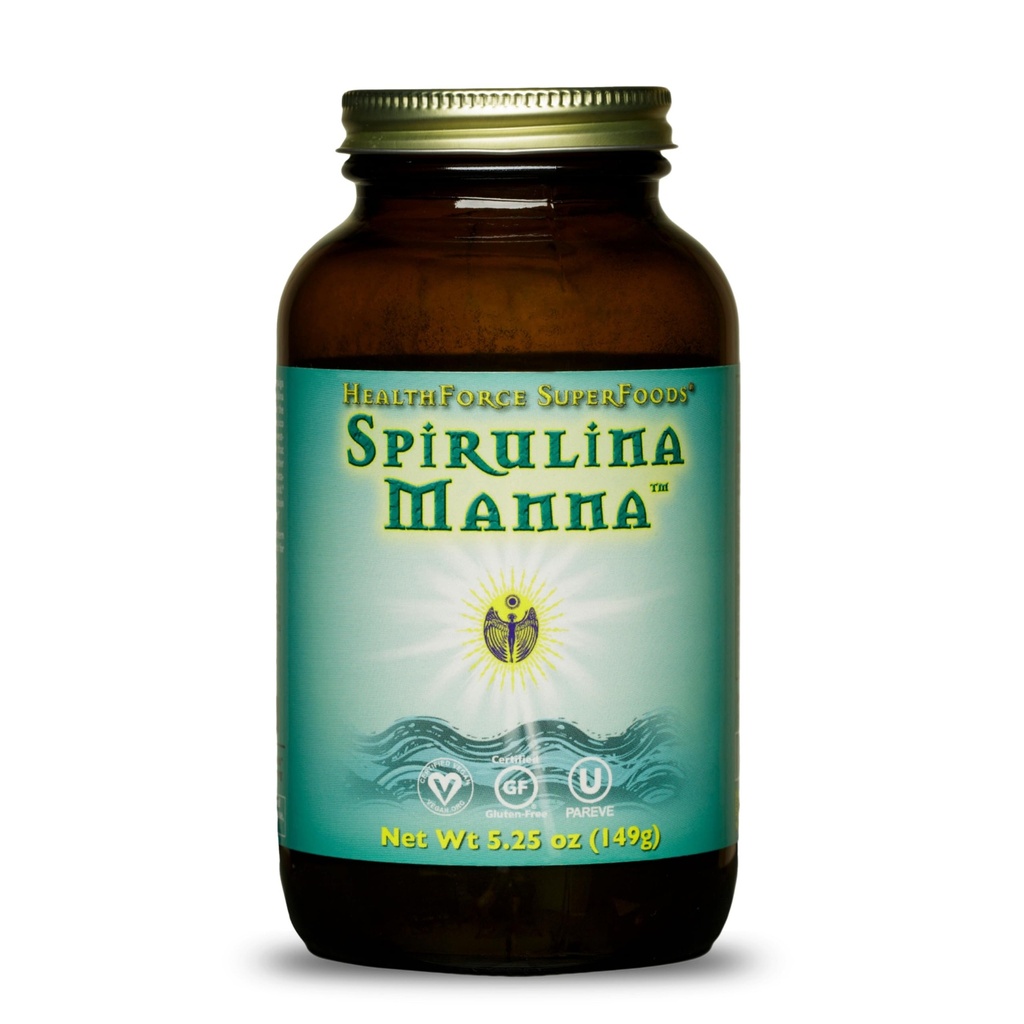 HealthForce SuperFoods Spirulina Manna - Pulber - 5,25 Oz