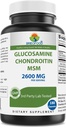 Brieofood Triple Tugevus Glükoosamiin Chondroitin MSM 2600mg / Serving Kapslid, toetab tervislikku liigest, kõhre ja sidekoe - soodustab ühist mugavust ja paindlikkust 180 loend
