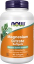 NOW Toidulisandid, magneesiumtsitraat, glütsinaat ja malaat, närvisüsteemi tugi *, 90 Softgels