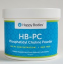 HB-PC fosfatidüülkoliin-40%, 300 g, GMO-vaba pulber (HBPC) Õnnelikud kehad