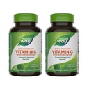 Looduse tee C-vitamiin bioflavonoididega - ekstra tugevus - 1 g C-vitamiini askorbiinhappena - tsitruselised bioflavonoidid - immuunsuse toetamiseks * - Gluteenivaba ja piimavaba - 100 kapslit (2 pakendit)