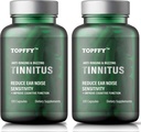 Tinnitus Relief Ringing Ears, 1200MG Tinnitus Relief Supplement, kuulmislangus ja Kõrva Ringing & Tinnitus Relief,240 Softgels(2pack)