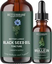 BetterLungs Mullein Leaf Extract and Black Seed Oil Tinktuur Bundcture