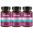 Puhtustooted MyBiotin Proclinical – paksemad juuksed, mis algavad 3 nädalaga ja võitlevad kortsudega - MB40X patenteeritud biotiin Vitamiin B7 Maatriks w/astaksantiin - 40X Rohkem lahustuvat vs tavaline biotiin, 90 Veg kapslit