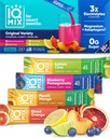 IQMIX Hüdrolüüsi elektrolüütide pulber - 4-in-1 valem hüdratsiooniks, vaimseks selguseks, meeleoluks ja taastumiseks - suhkruvaba joogi segu, Keto, magneesium L-Threonate, Lõvi Mane - 20 krahvi sordipakett