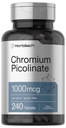 Horbaach Chromium Picolinate 1000mcg | 240 Tablets | Taimne valem | Mitte-GMO, Gluteenivaba täiendus