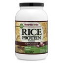 NutriBiotic – Chocolate Rice Protein, 3 Lb (1,36kg) | Low Carb, Taimetoitlane & Keto-Friendly Raw Protein Pulber | Kasvatatud ja töödeldud ilma kemikaalide, GMOde või gluteenita | Lihtne seedida ja toitainerikas