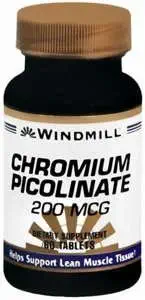 KROMIUMPIKOLINAATTABLETTID 200 MCG WINDMILL