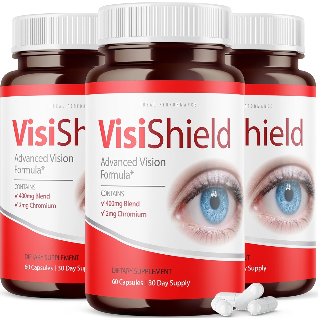 (3 Pack) Visishield Advanced Vision valem silmadele Täiendavad vitamiinid (180 kapslit)