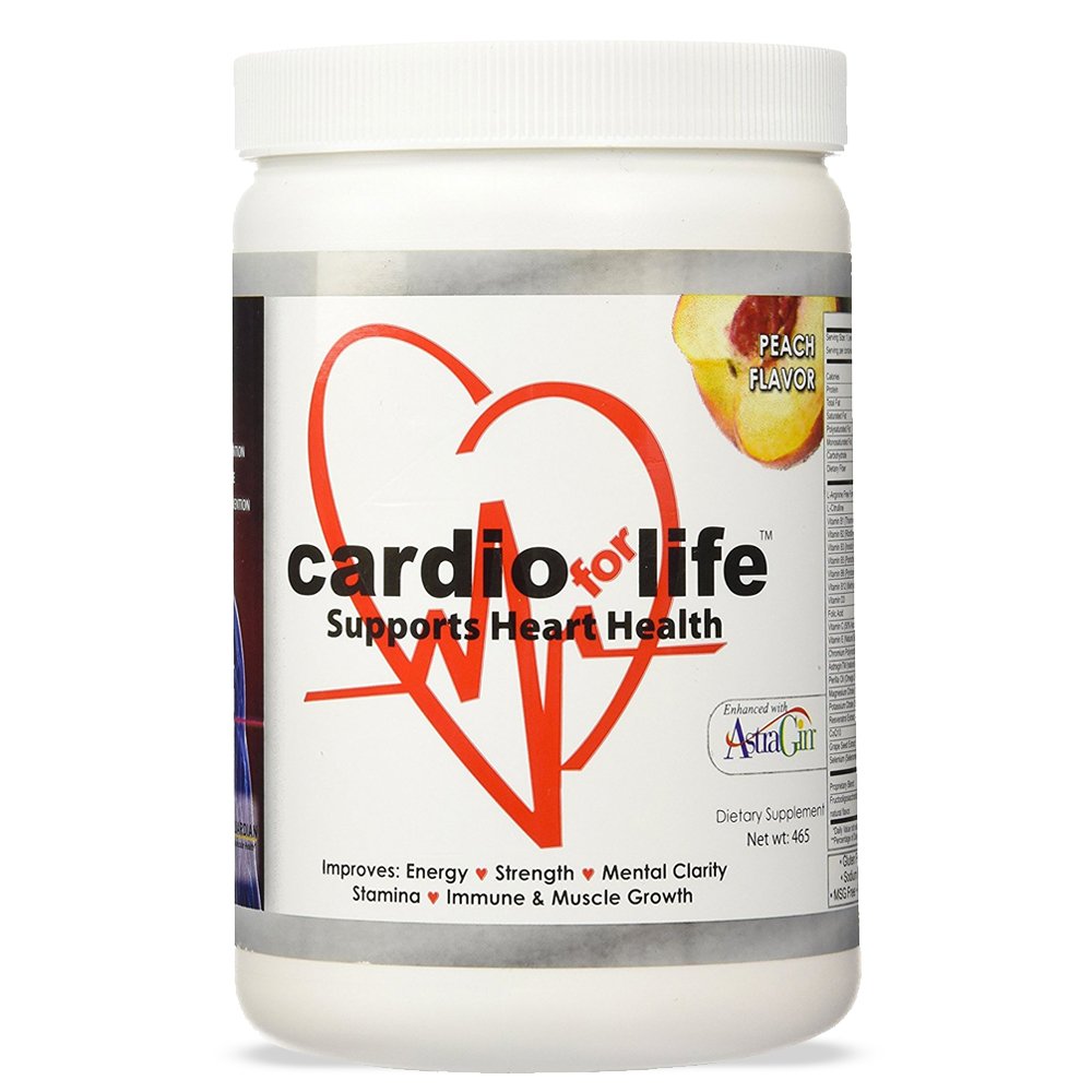 Cardio for Life L-arginiin Pulber 16oz - looduslik lämmastikoksiidi täiendus Kardiovaskulaarne energia suurendamine