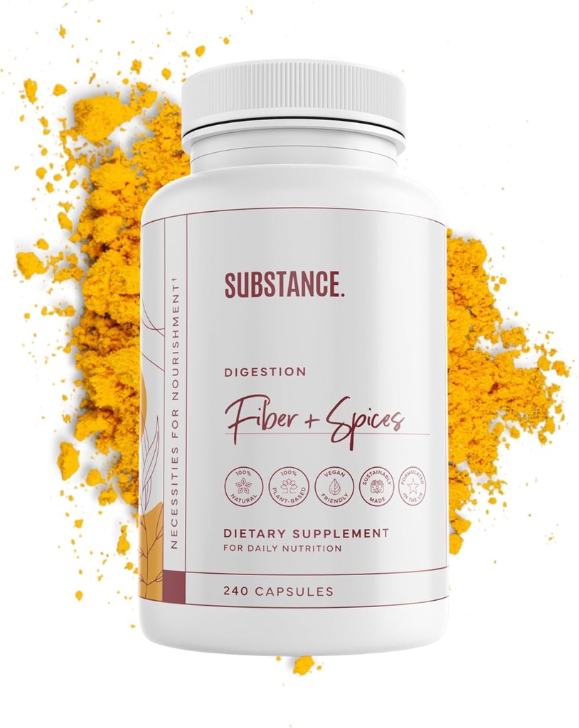 Aine. - Looduse kiud ja vürtsid seedetrakti heaolu - toetab Colon Cleanse - formuleeritud Psyllium Husk, linaseemne ja ingveri - Dietary Fiber Supplement - Vegan-sõbralik - 240 kapslit