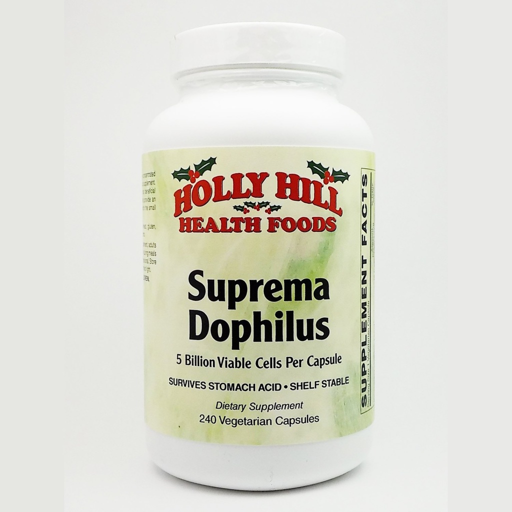 Holly Hill Health Foods, Suprema Dophilus, 240 taimetoitlase kapslit