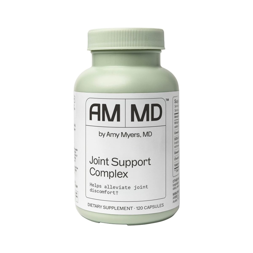 Amy Myers MD Join Support Complex Supplement - toetab ühist tervist ja liikuvust - Glükosamiin HCL - kondroitiin - kurkum - 120 kapslit