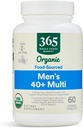365 by Whole Foods Market, Vitamin Multi Mens Food Cultured 40 Plus, 60 Count