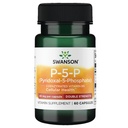 Swanson P-5-P ( püridoksaal-5-fosfaat ) koensüümeeritud vitamiin B-6 40 milligrammi 60 kapslit