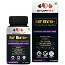 Hair Revive+ | Ayurvedic & 100% Natural | Juuste kasv, nahk, küüned | Meestele ja naistele - 30 veg tabletti (Pack of 1)