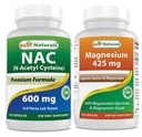Parim looduslik NAC 600 mg ja magneesiumglütsinaat 425 mg