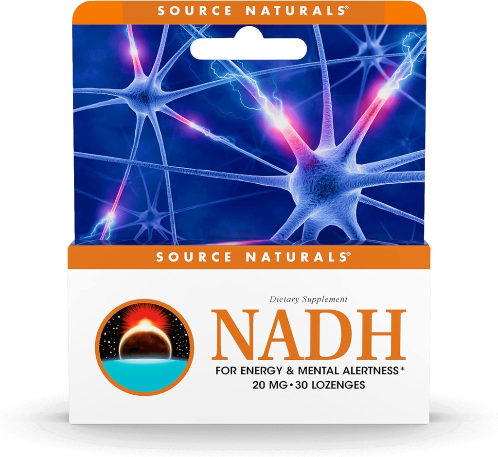 Allikas Naturals NADH 20mg, Boost Energy and Mental Alertness * - 30 Lozenges
