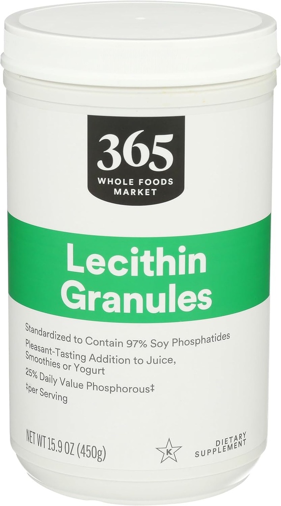 365 by Whole Foods Market, Lecithin Granules, Vegan, 15.9 Ounce
