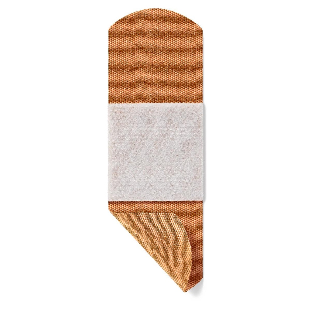 Curad Quick Strip Fabric Adhesive Bands Easy Application Wrapper, Bandage suurus on 1 x 3 tolli, 100 Count