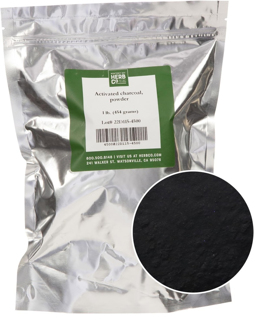 MONTEREY BAY HERB CO. Aktiivsöepulber | Kasutamine kehahoolduseks, näomaskid, hambapasta (1lb)