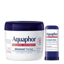 Aquaphor Advanced Therapy Healing Salv nahakaitsevahend (14 Oz) + Healing Balm Stick avokaadoõli ja Shea Butter (0,65 Oz)