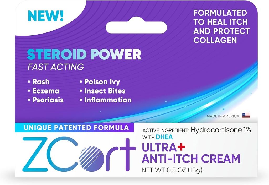 Ultra+ Patenteeritud Anti-Itch Cream koos DHEA-ga
