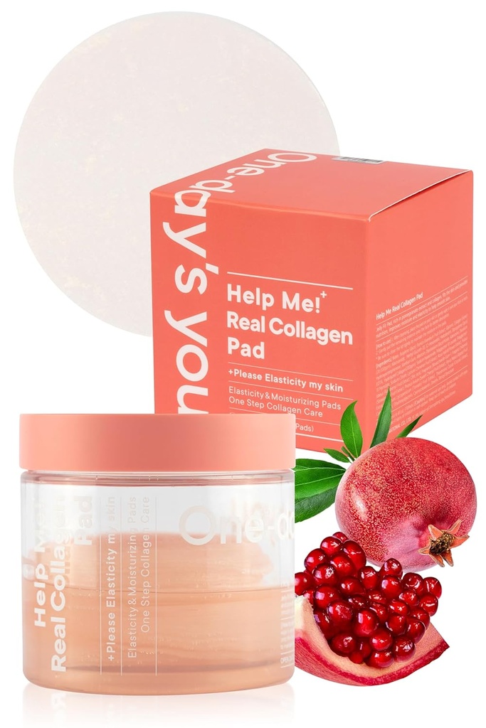 ÜHE PÄEVA SA aitad mind! Reaalsed kollageenipadjad | Naha kinnitamine ja niisutamine | Elastsushooldus igapäevaseks kasutamiseks | 70 Pads | Korea nahahooldus firmale & nooruslik nahk