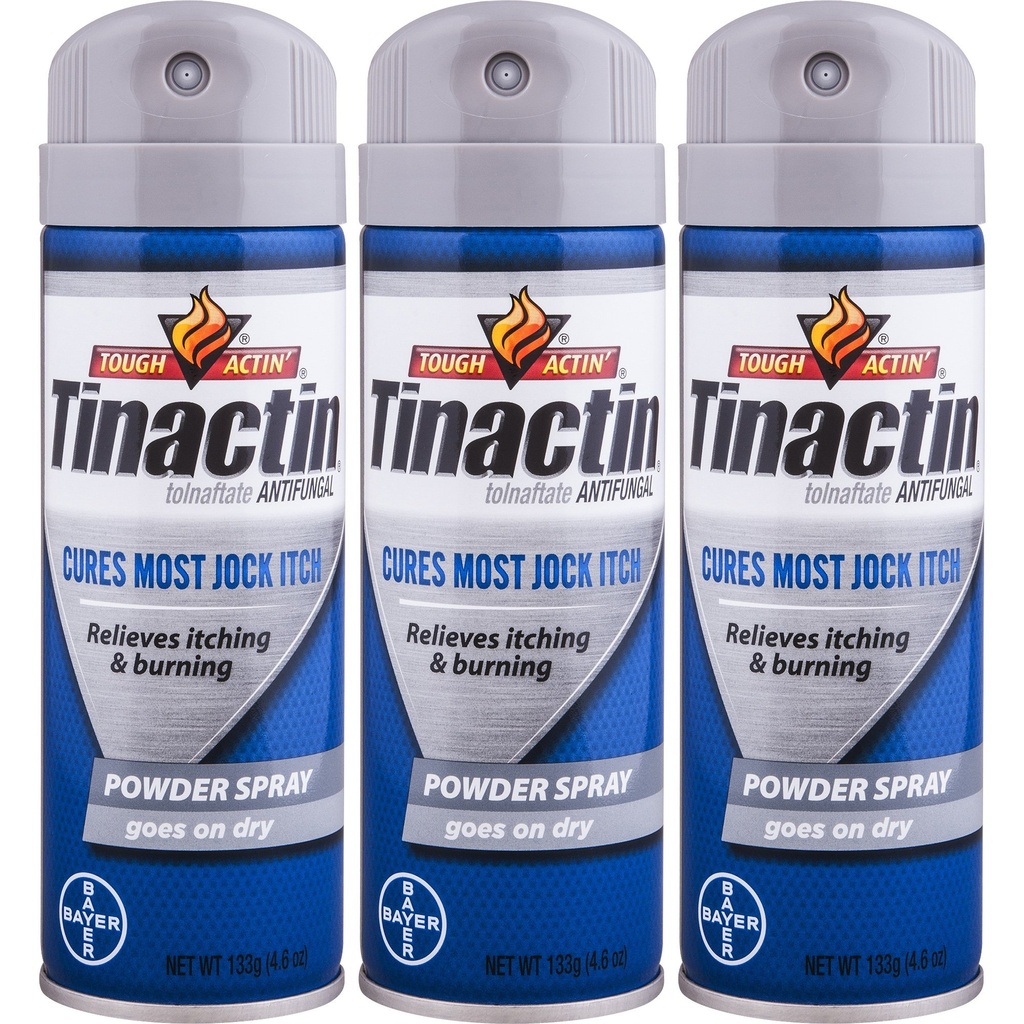 Tinactin Jock Itch Spray Powder, 4,6 oz. (pakk 3)