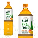 Nature's Goodness Aloe Vera jook Pulp Mango maitsega - 50,7 Fl Oz (1,5 l) - värskendav jook Real Aloe Vera mahlaga