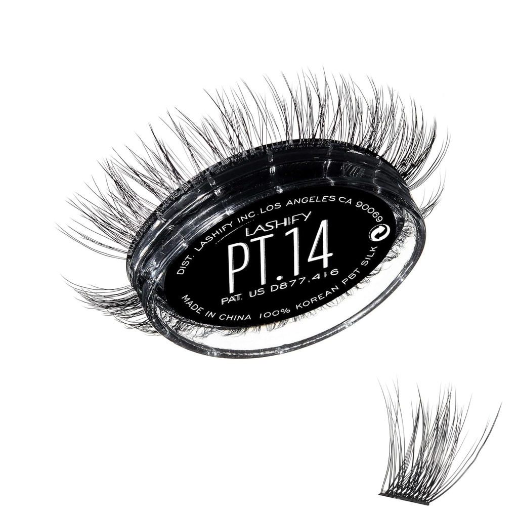 Lashify Plushy Tame 14mm Gossameri ripsmed mustad, lihtsad DIY valed ripsmed mahukaks, kuid siiski looduslikuks välimuseks
