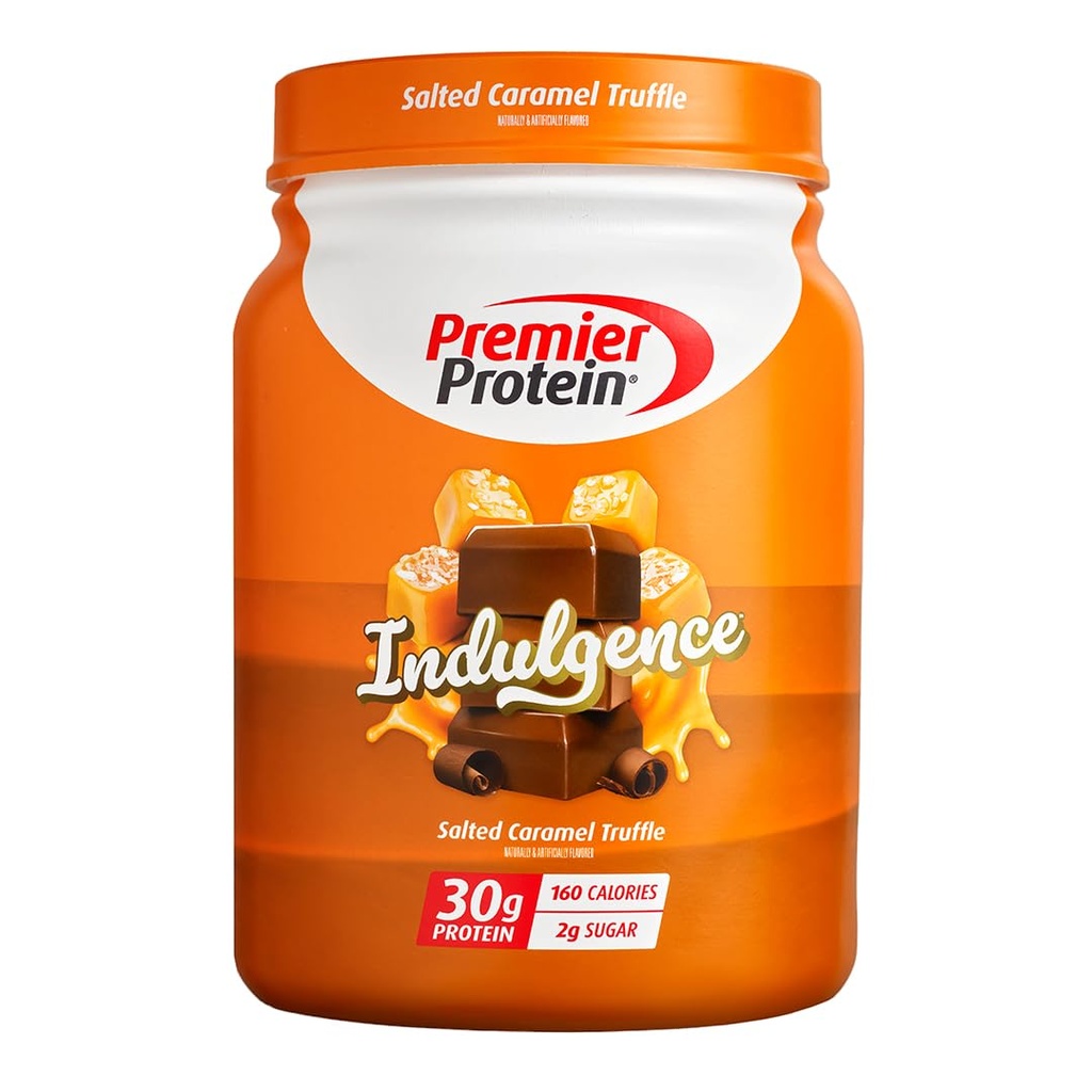Premier Protein Indulgence Protein Pulber, Soolatud Karamell Truffle, 30g Valk, 3g Suhkur, Gluteenivaba (17 Servings)