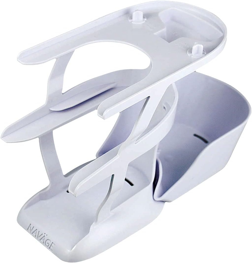 Navage Countertop Caddy - Nasali nina niisutussüsteemi salvestamise Caddy korraldaja - 3-tasandiline nina puhastusvahendite korraldaja eemaldatava salvega - Plastist Caddy Ainult - Nasaalse hoolduse tarvikud