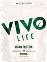 VIVO Veganvalgu pulber - 0,7 oz taimset valku Scoopi kohta, 30 serveerimist (33,8 oz) (Tume šokolaad)