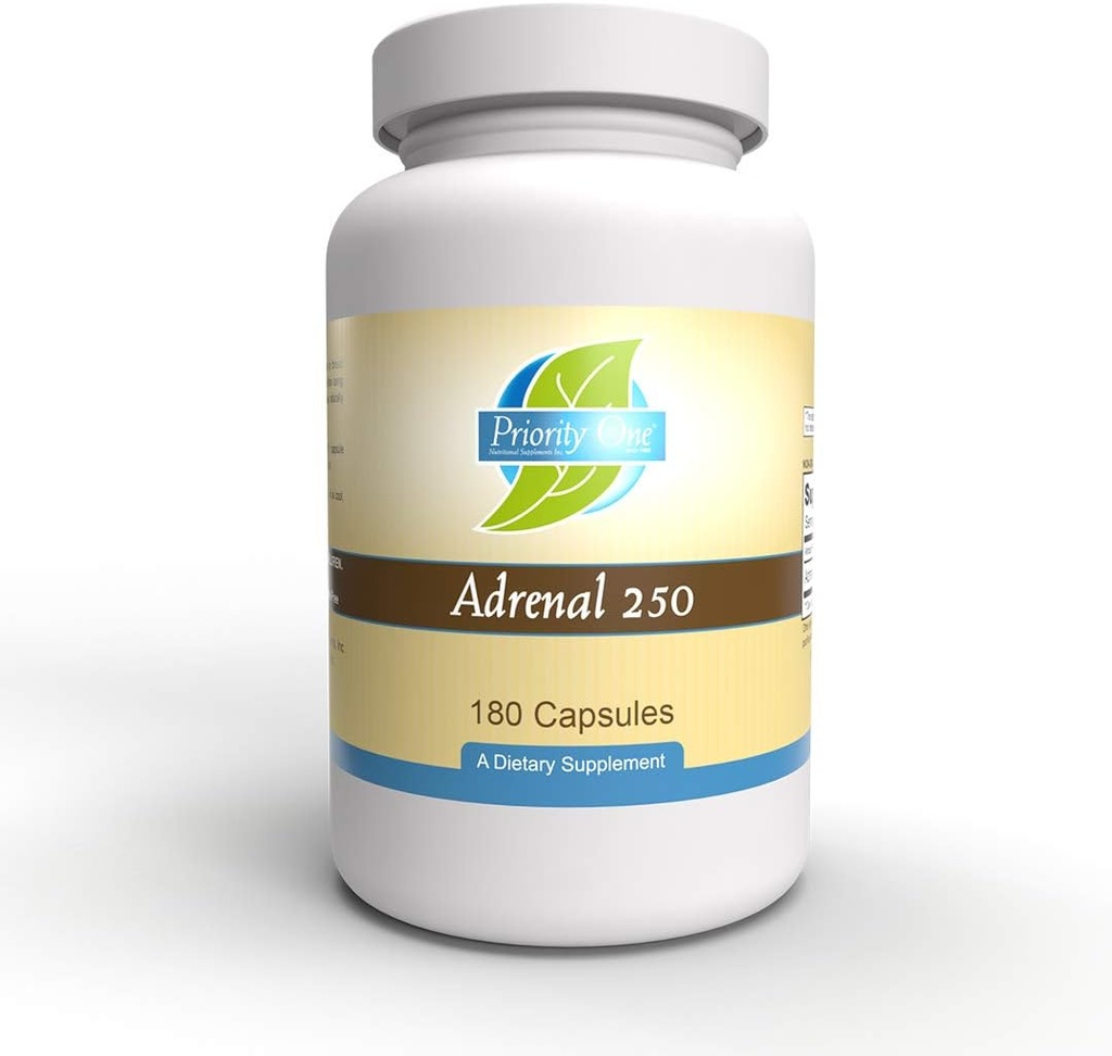 Priority One Vitamiinid Adrenal 250mg 180 kapslit